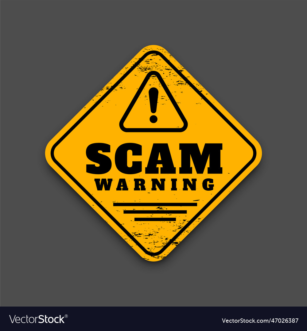 Protect your data with scam alert background from Vector Image Protect your data with scam alert background from