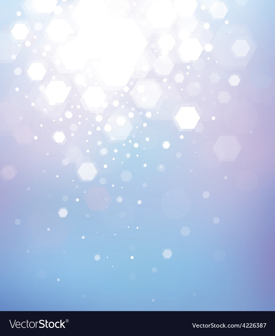 Sparkling Winter Bokeh Background