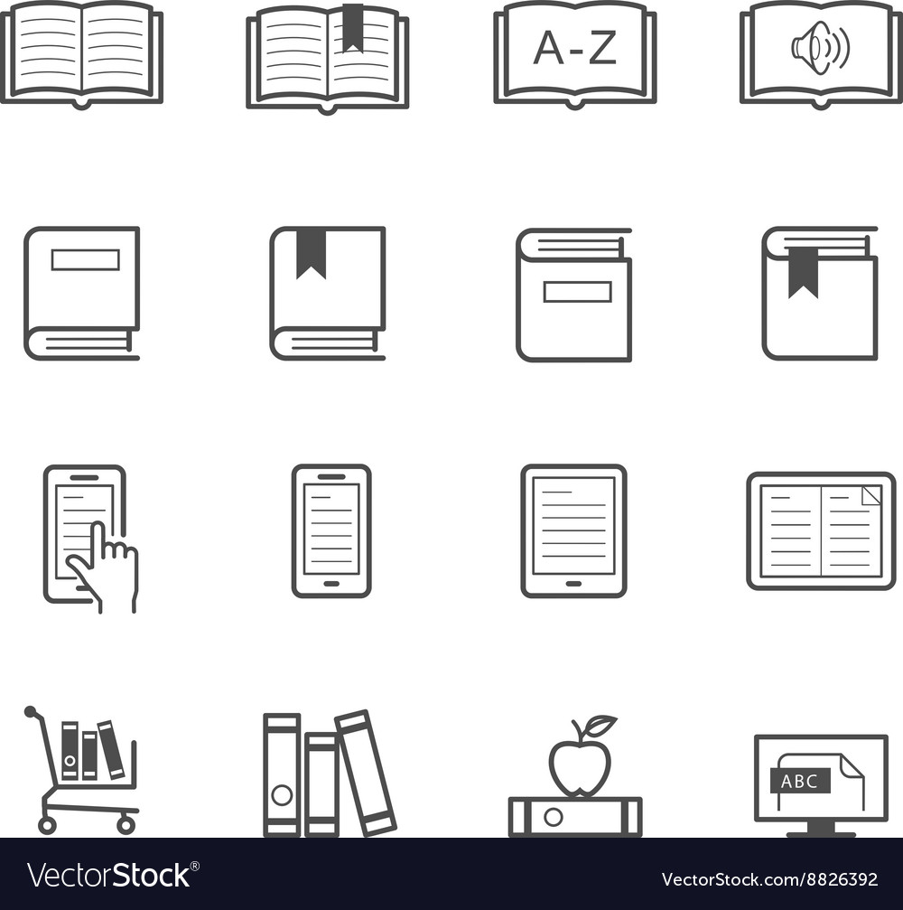 Book icons