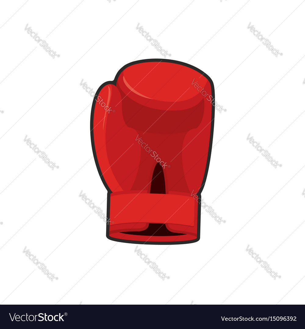 Boxhandschuh rot Zubehör für Boxersport