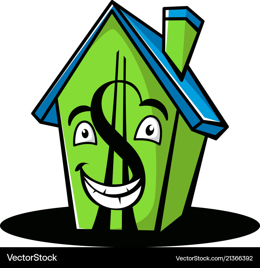 Cartoone Home Royalty Free Vector Image Vectorstock