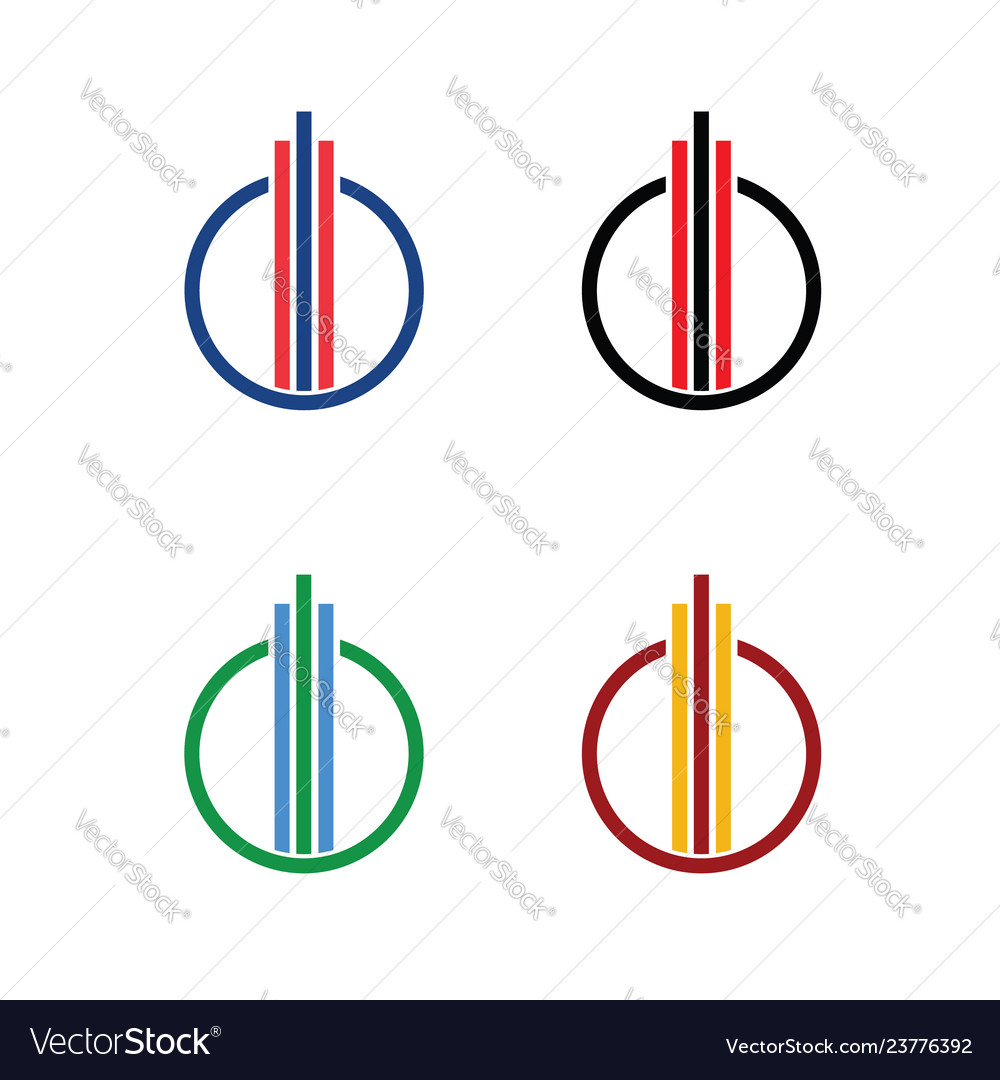Circle-company-logo vector image Circle-company-logo