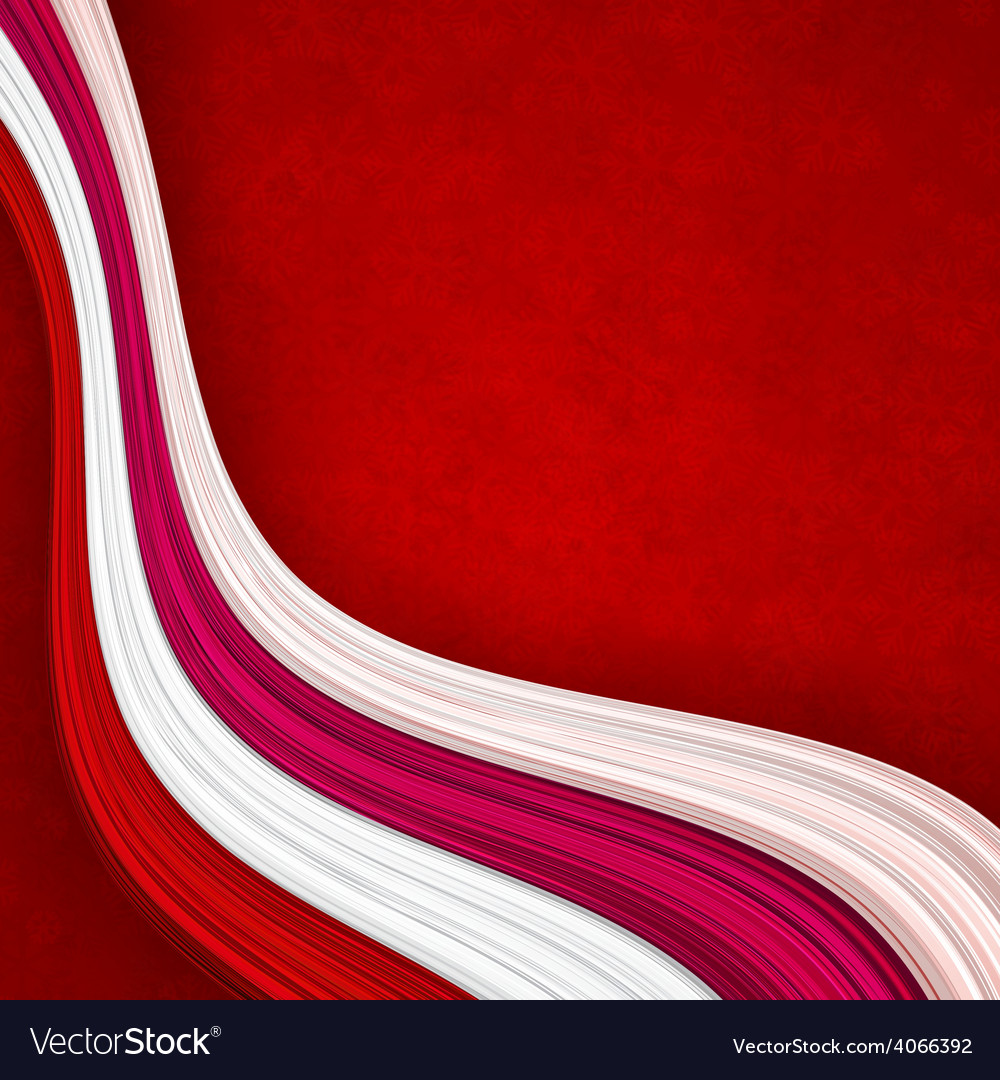 Colorful wavy christmas background