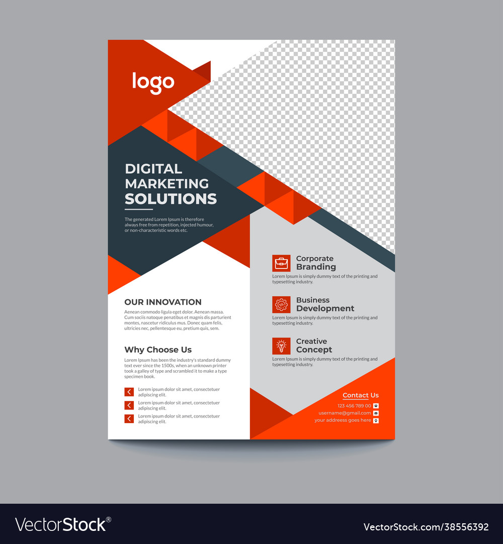 Corporate business flyer template