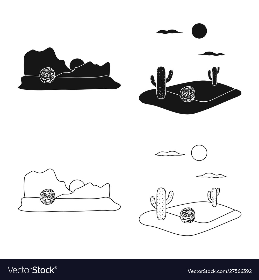 Desert Landscape Icon