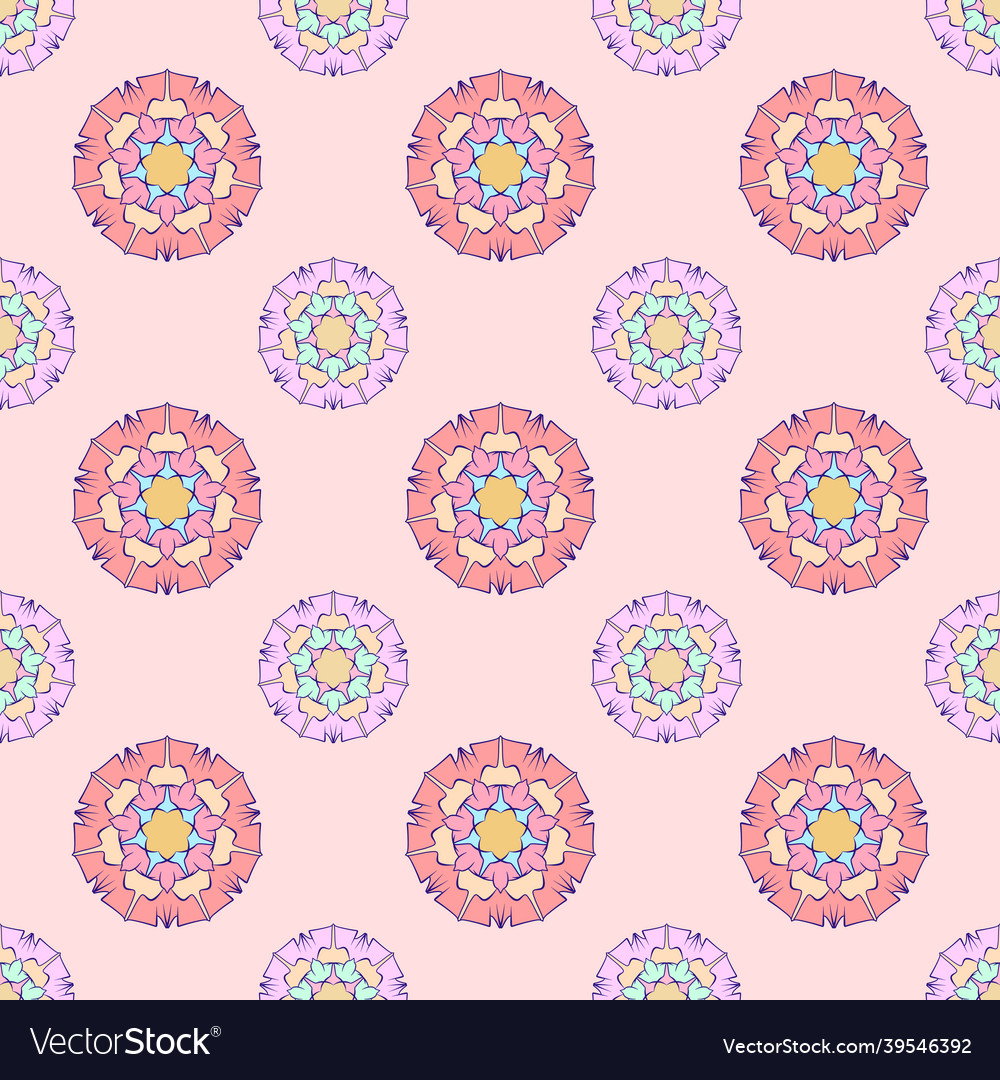 Fabric repeat pattern seamless patterns vector image Fabric repeat pattern seamless patterns