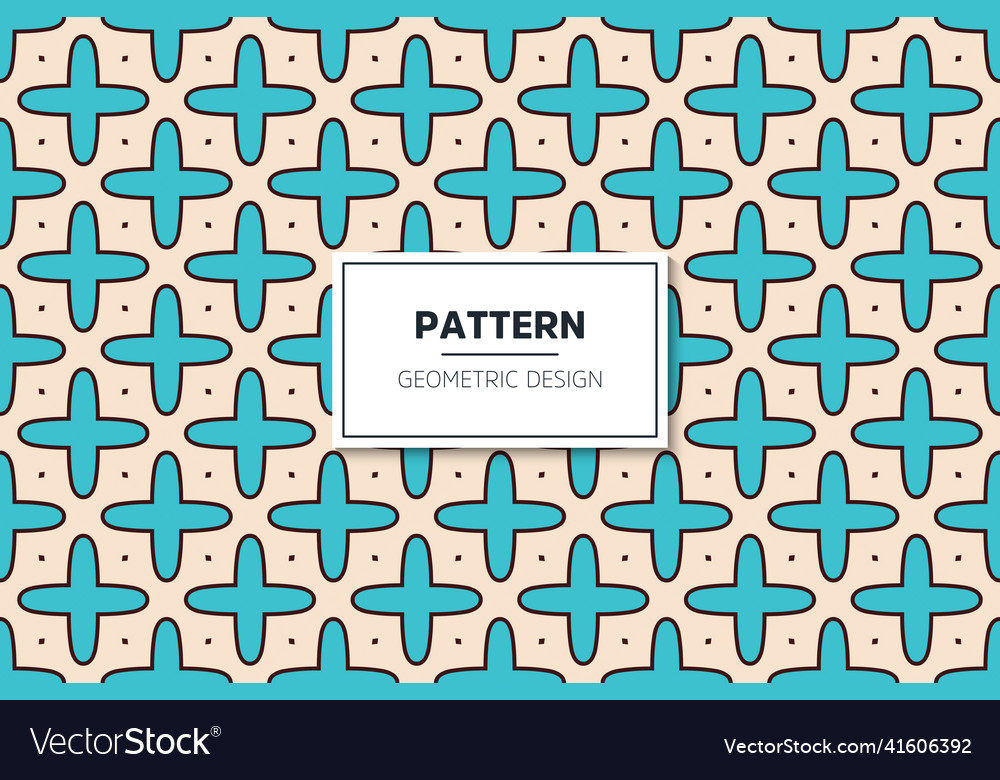 Seamless pattern with simple colorful geometric Vector Image Seamless pattern with simple colorful geometric