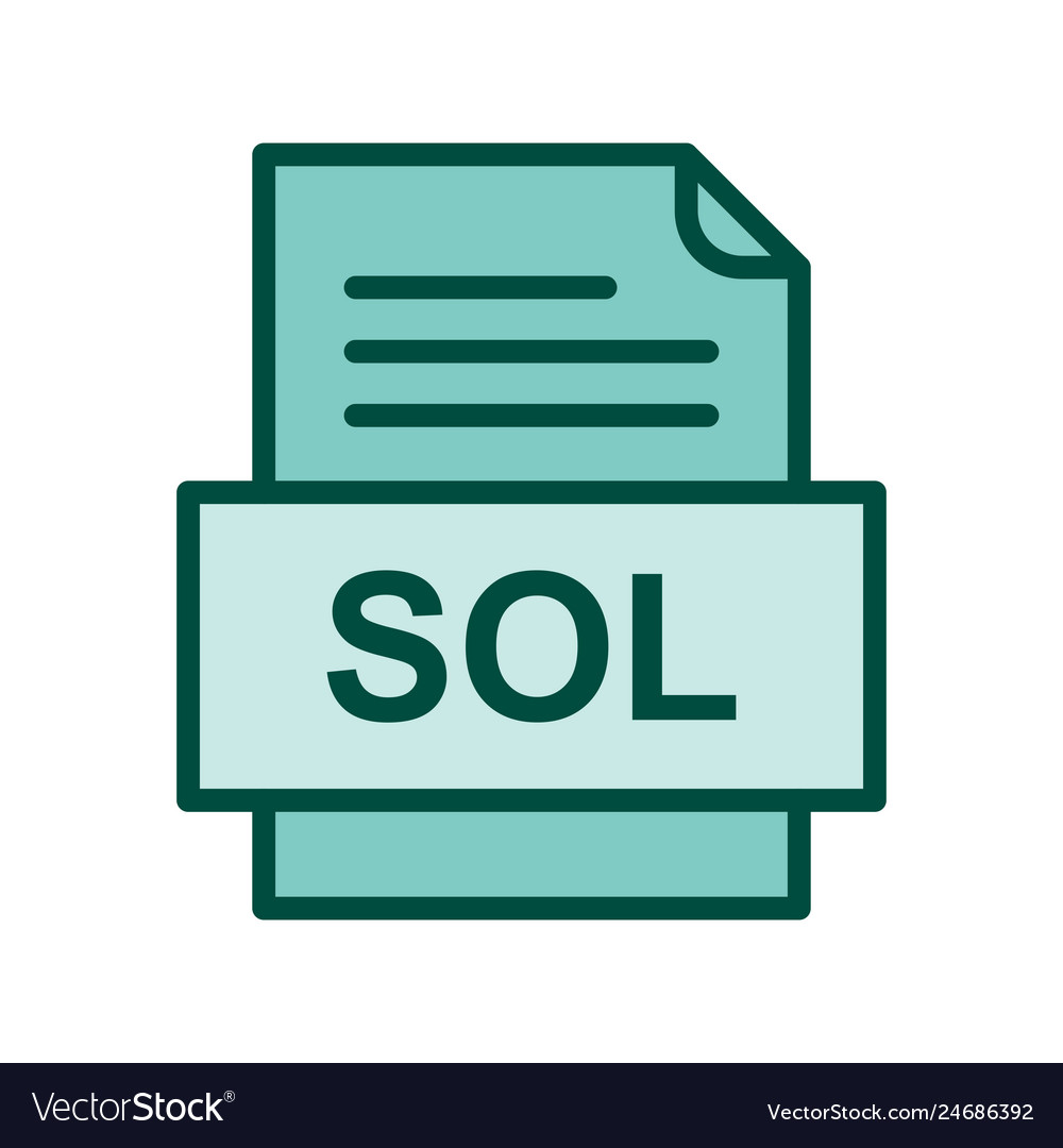Sol file document icon