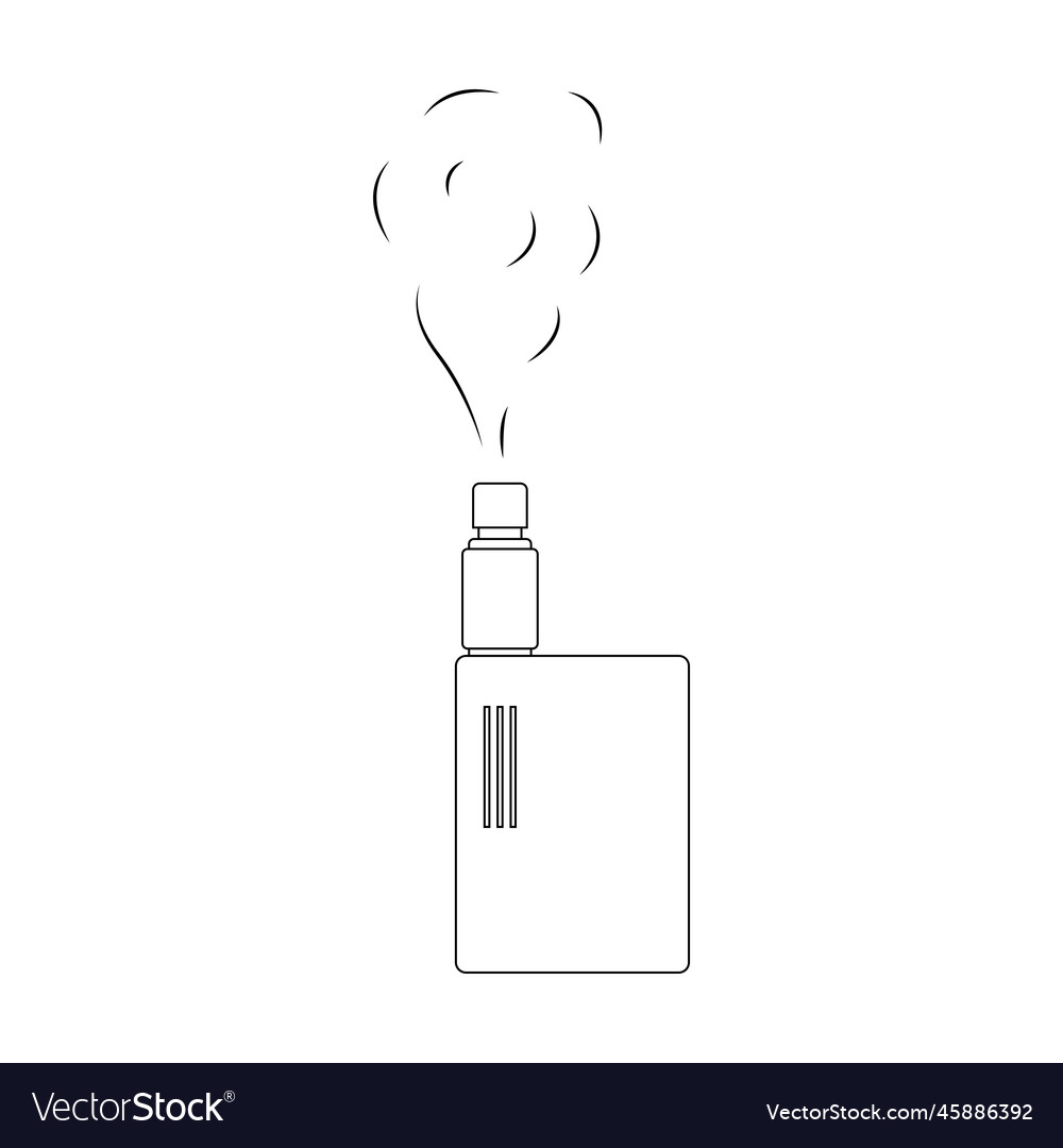 Vaping icon Royalty Free Vector Image - VectorStock