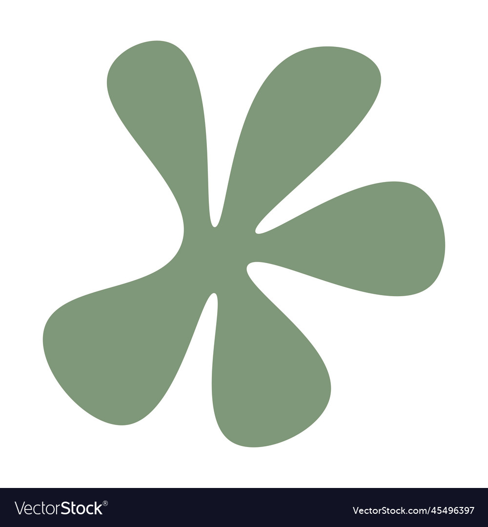 Abstract shape modern art design element