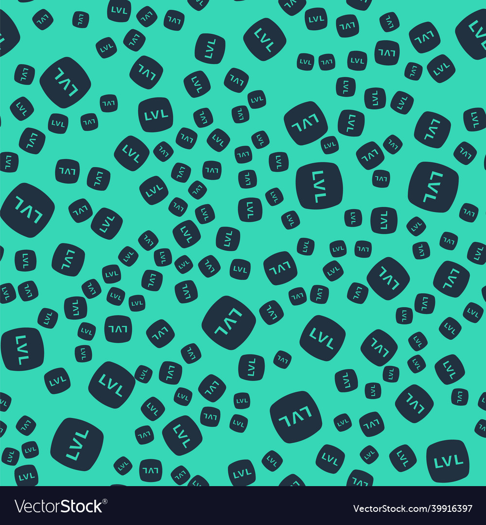 Black level game icon isolated seamless pattern vector image Black level game icon isolated seamless pattern