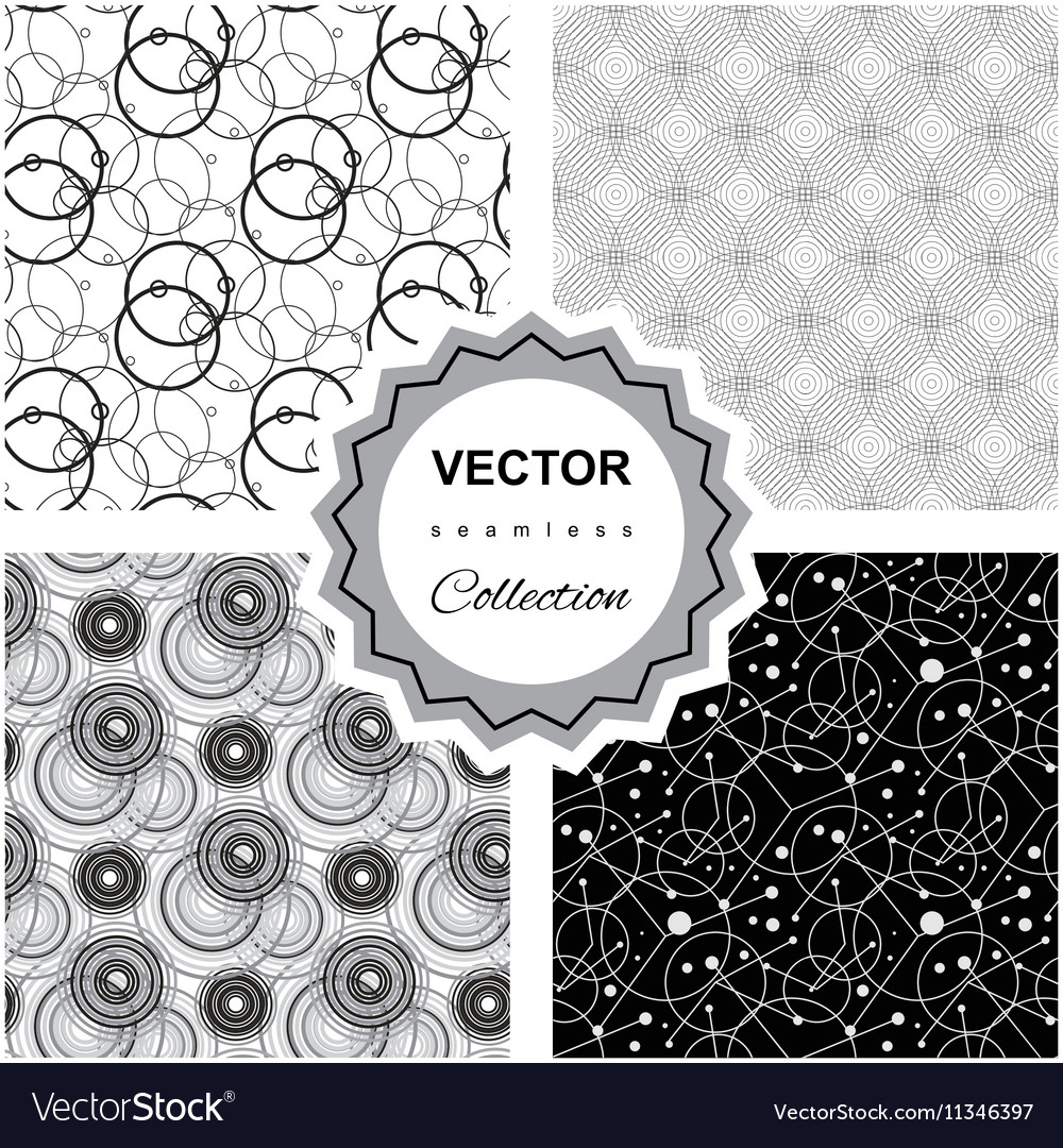Ddoodle abstract seamless pattern collection