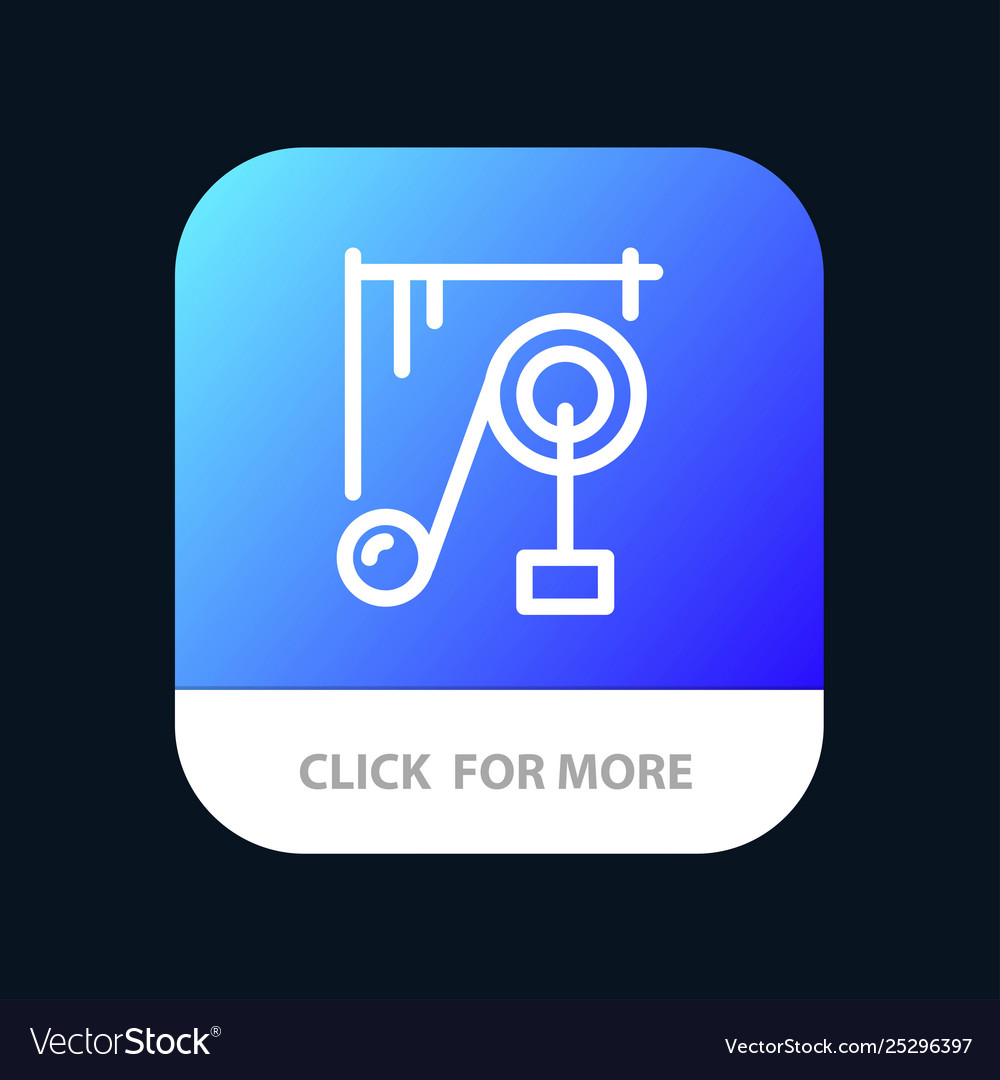 Device machine science mobile app vector image Device machine science mobile app