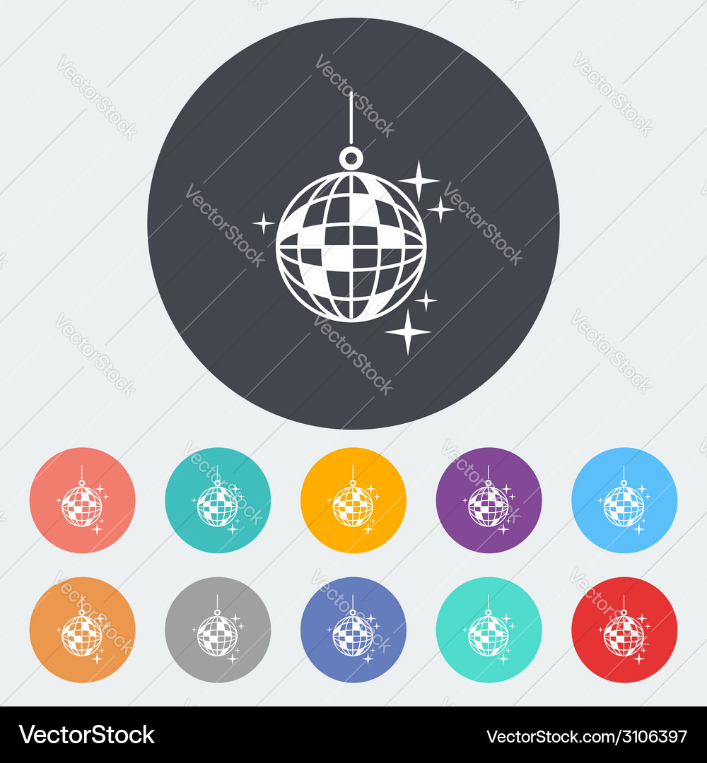 Disco ball Royalty Free Vector Image - VectorStock