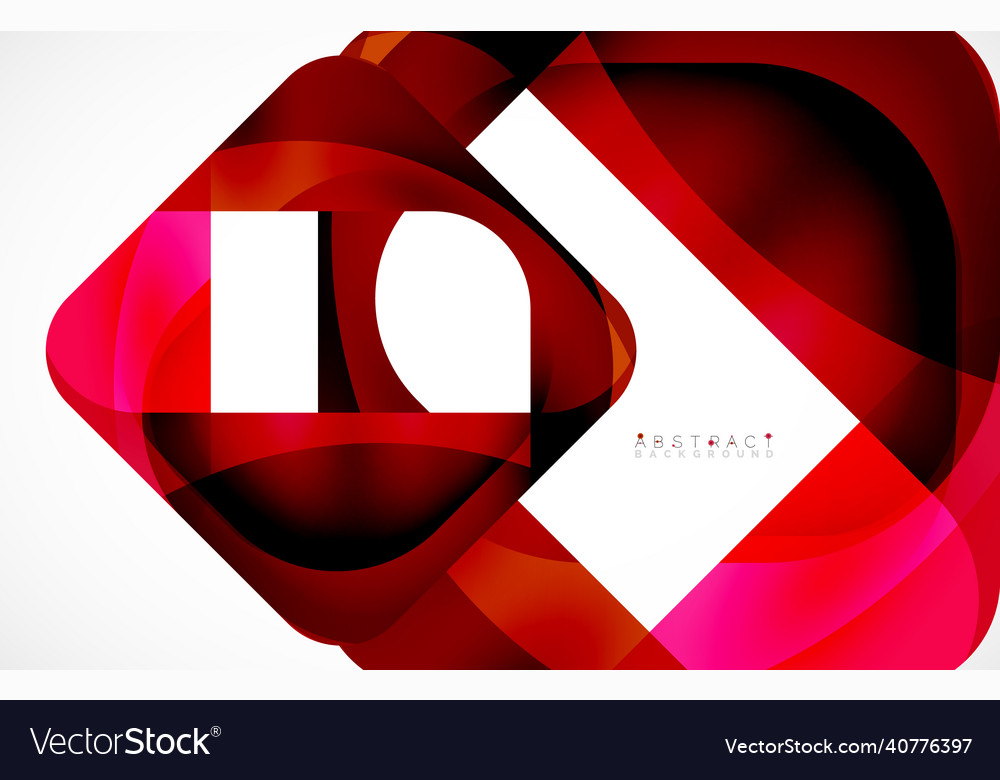 Minimal background abstract square shape vector image Minimal background abstract square shape