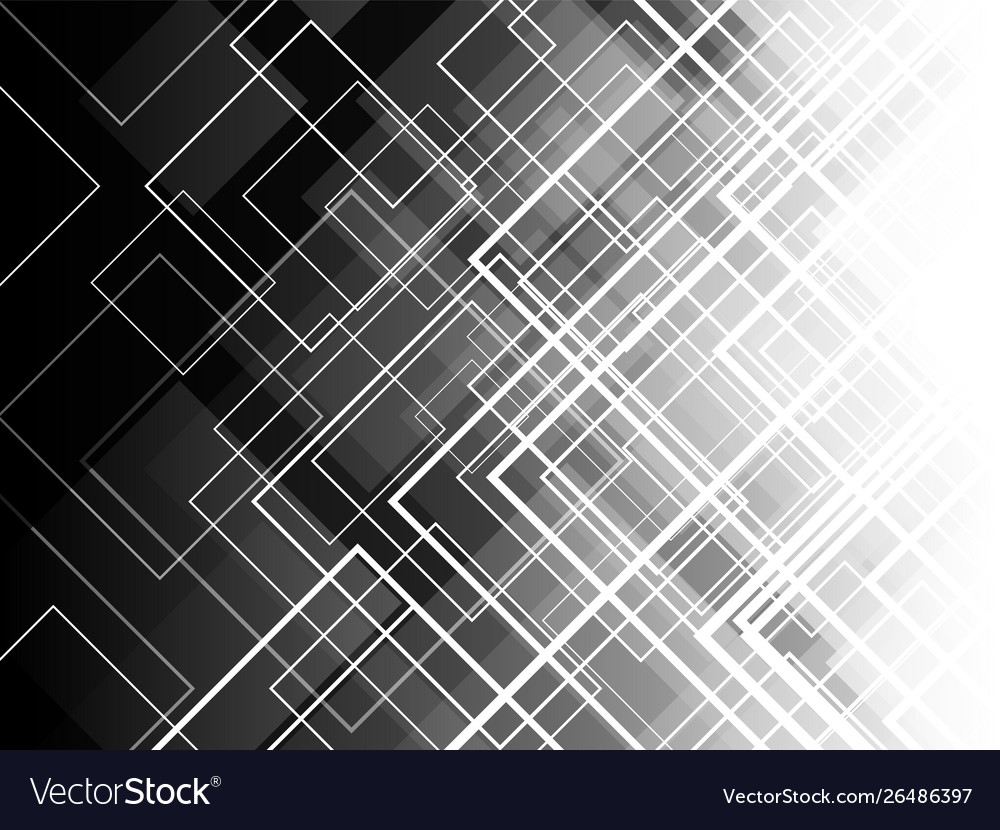 Monochrome diagonal square layers with abstract