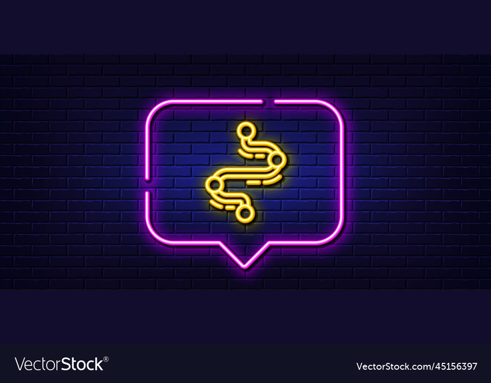 Timeline line icon project process journey path