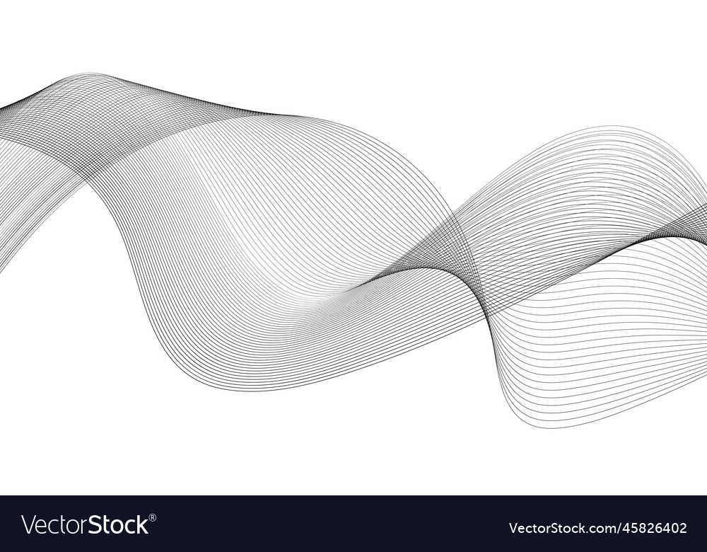 Abstract wave element for design digital vector image Abstract wave element for design digital