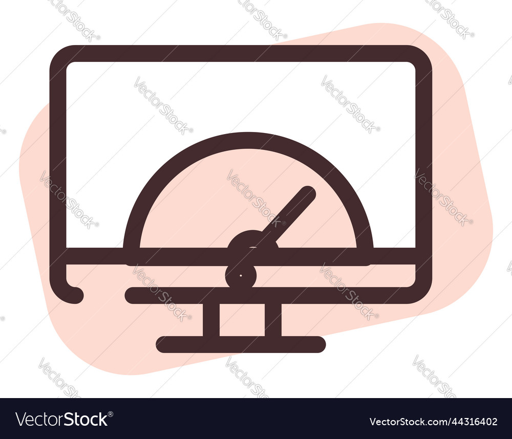 Computer speed on a white backgroundcomputer