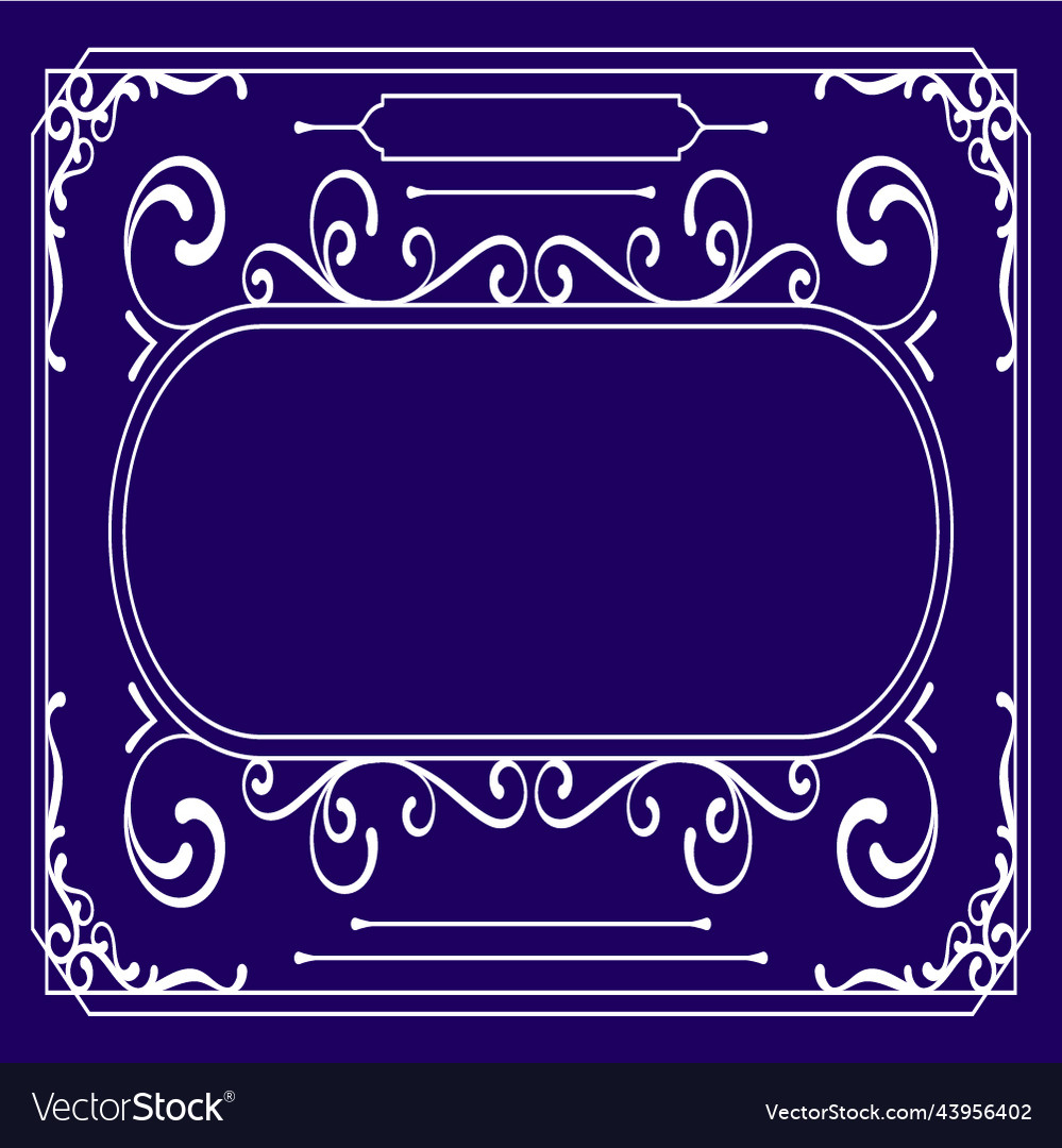 Flower frame pattern with background