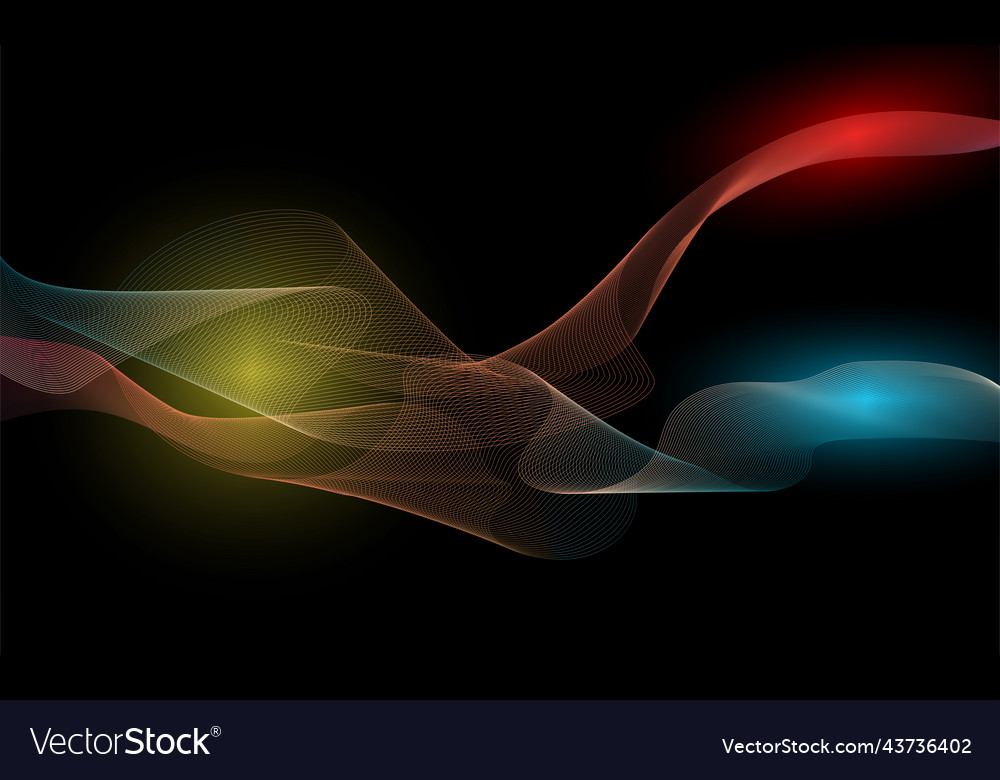 Technology background light particle