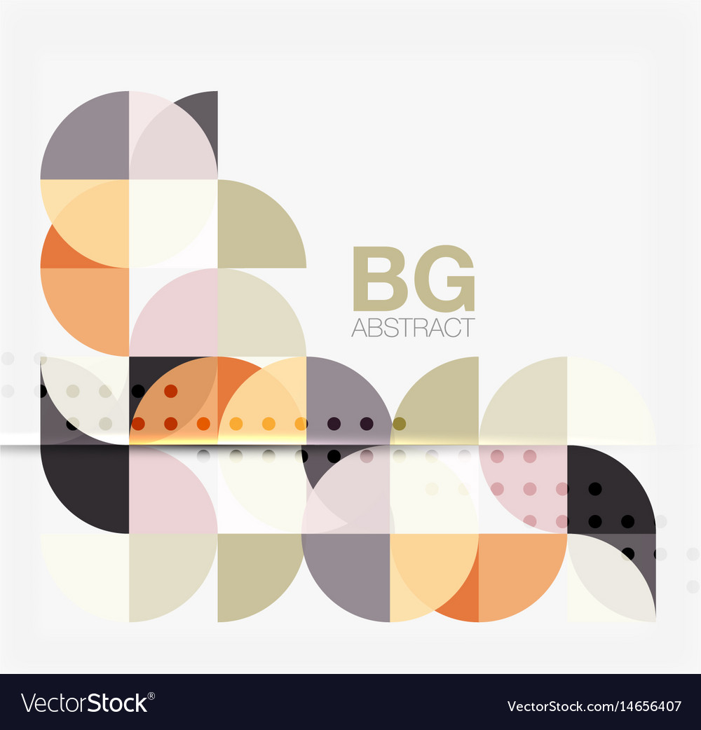 Abstract background of circle elements