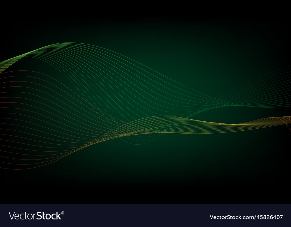 Abstract wave element for design digital