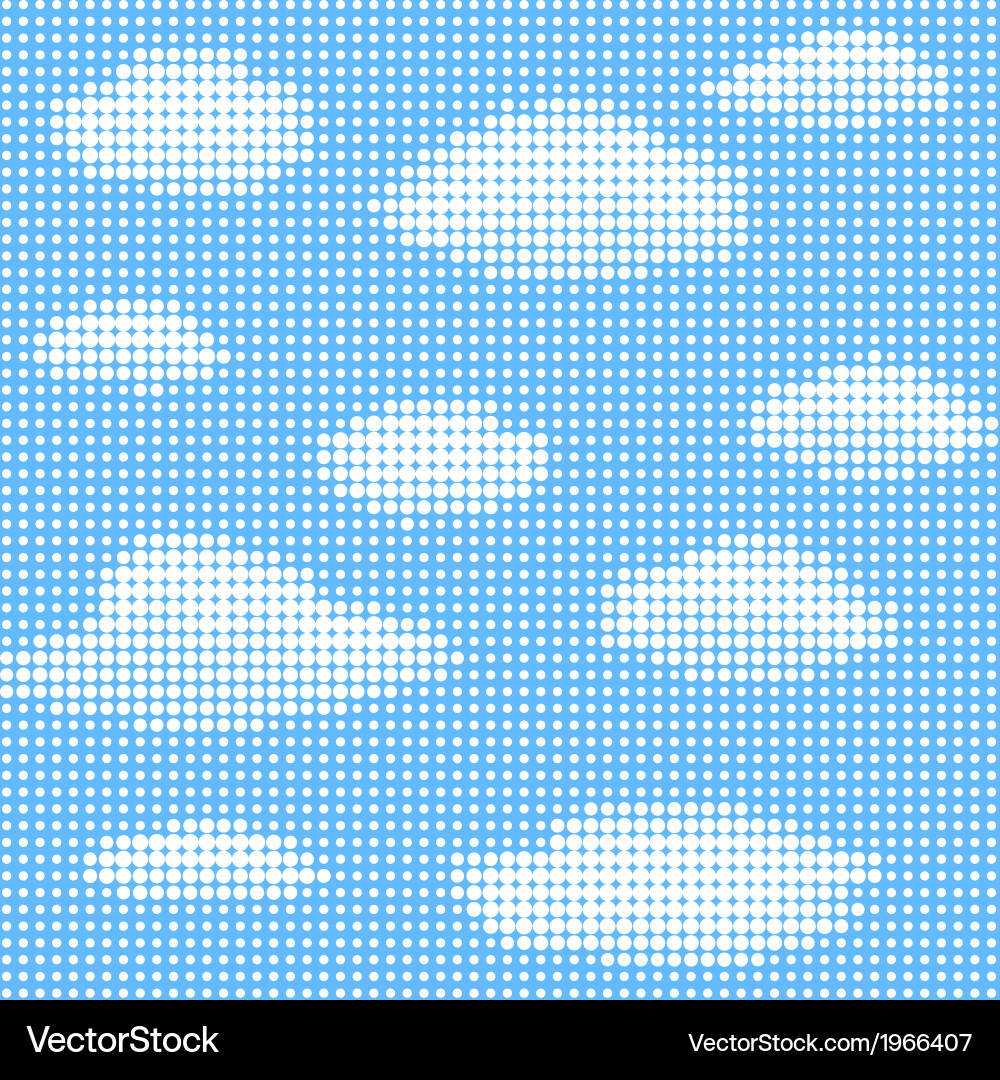 Clouds on blue sky Royalty Free Vector Image - VectorStock