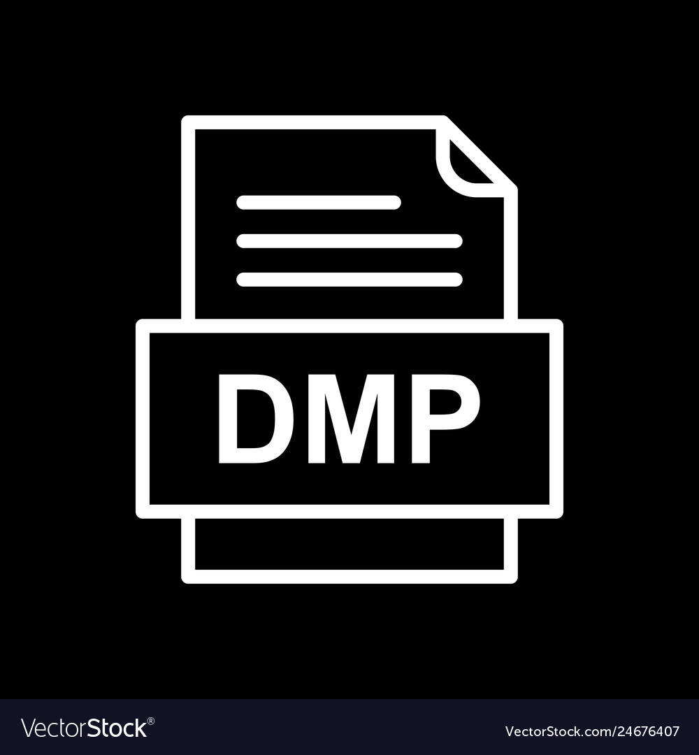 Dmp file document icon