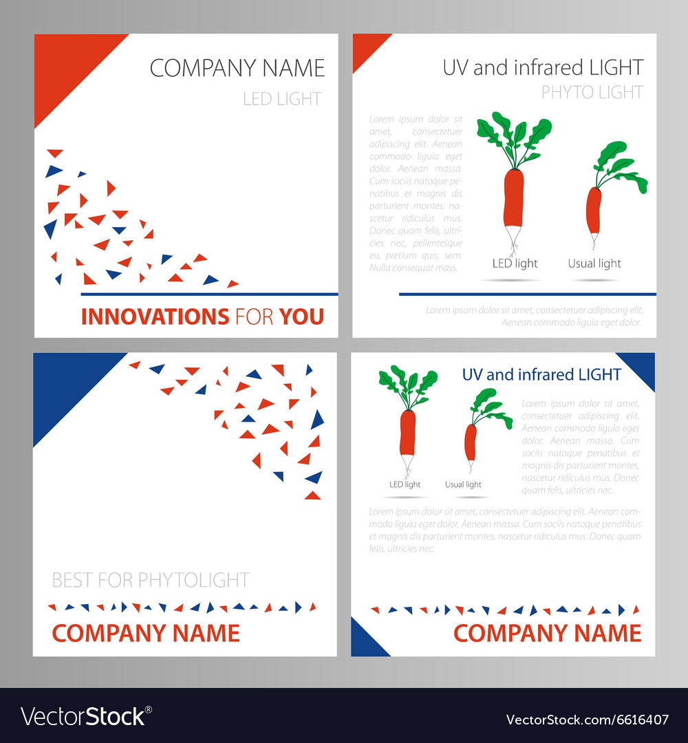 Four squares template