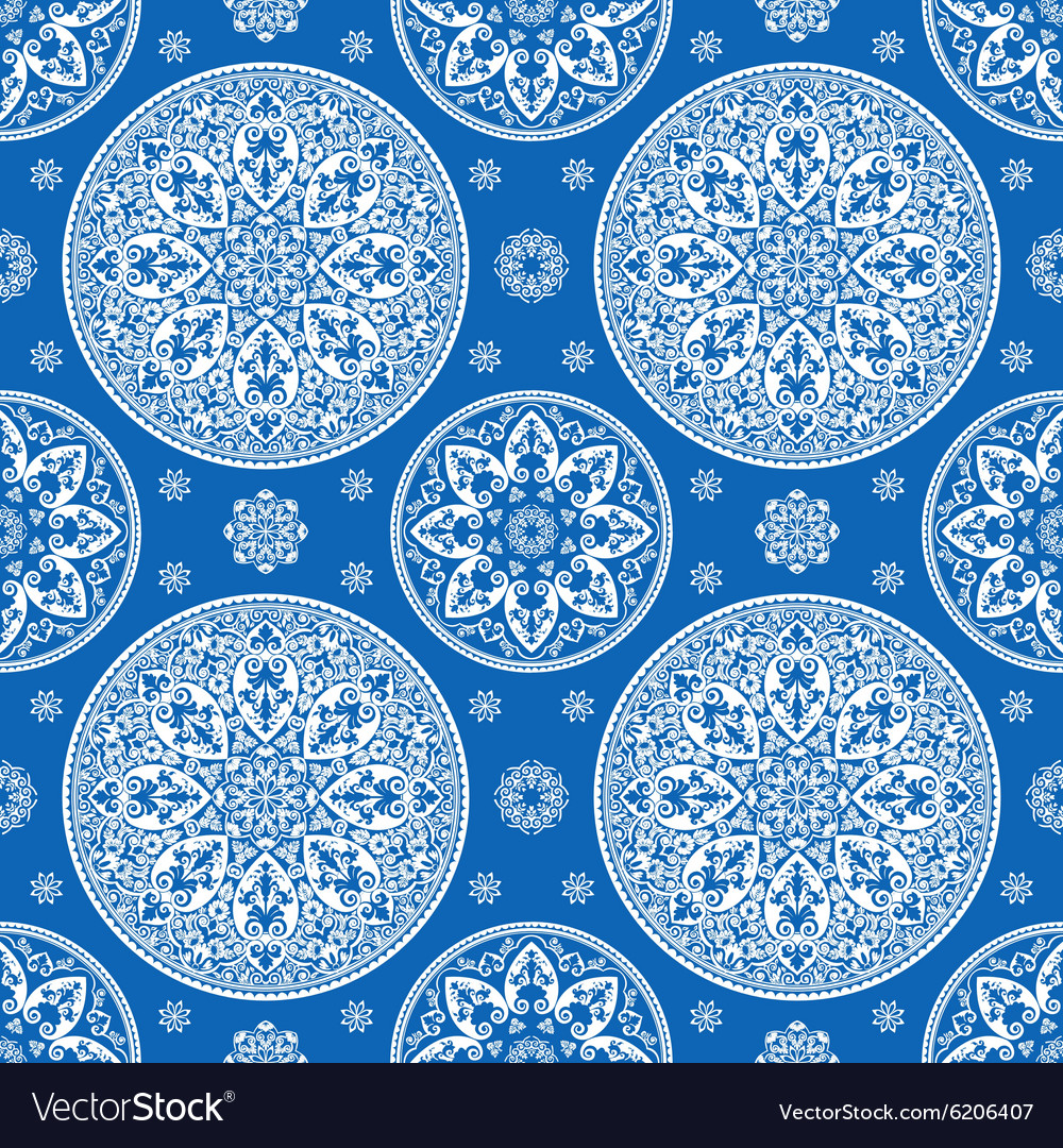 Luxurious mediterranian vintage seamless pattern