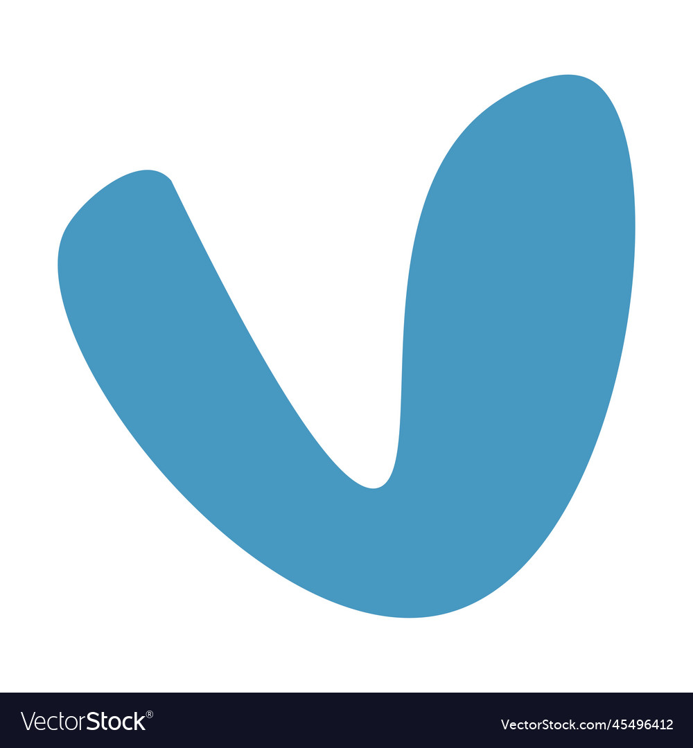 Abstract shape modern art design element vector image Abstract shape modern art design element