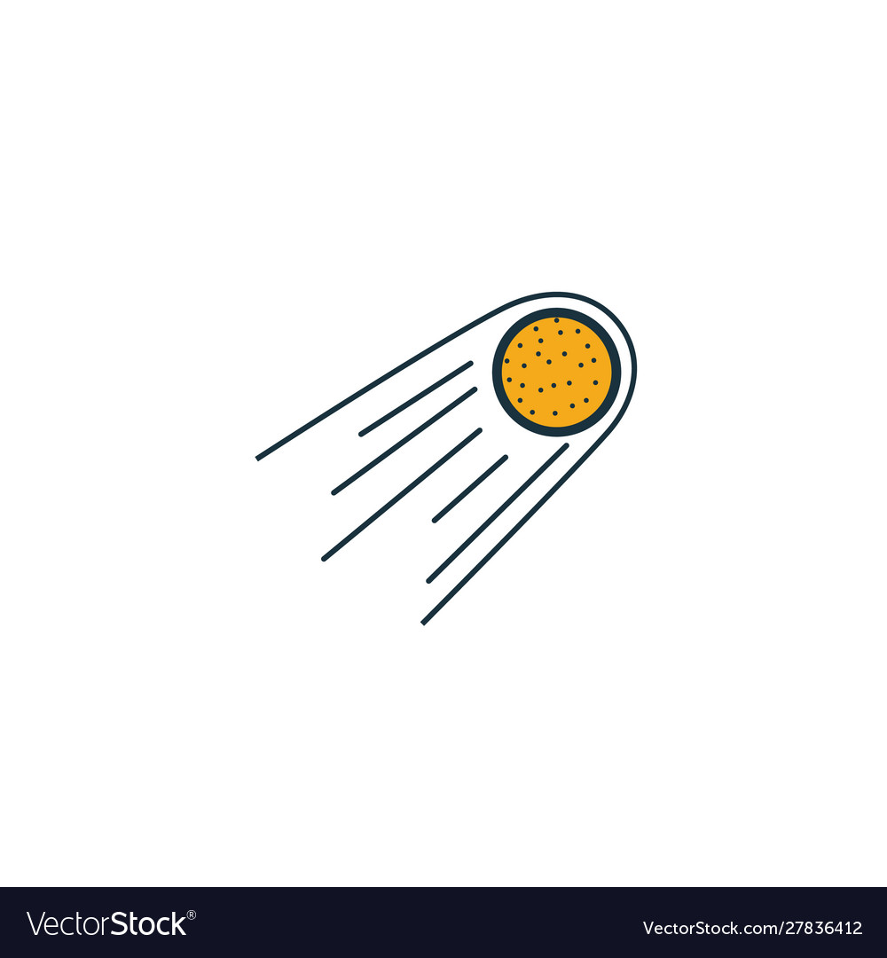 Comet icon simple element from space icons