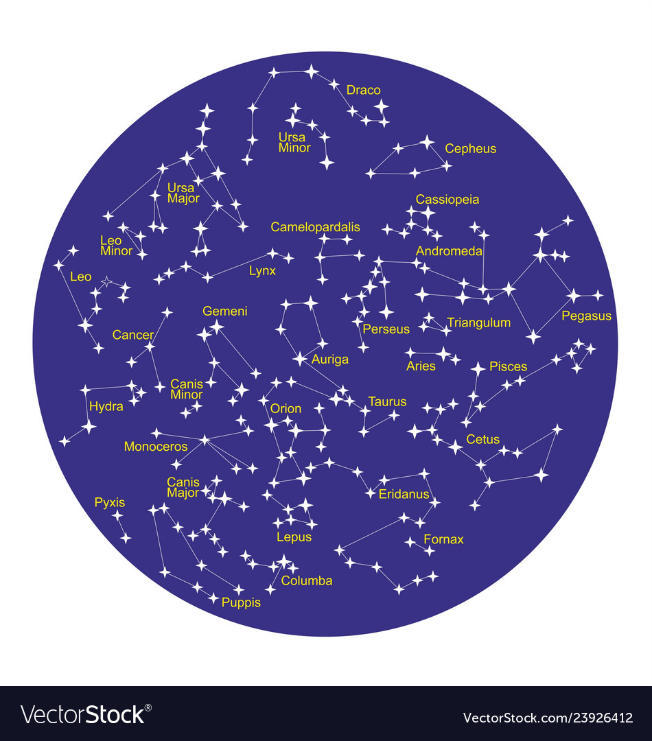 Constellations Of The Northern Hemisphere Groupings Of Stars Whose