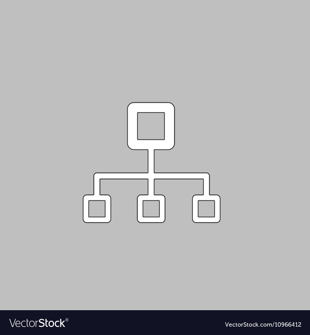 Flow chart computer symbol