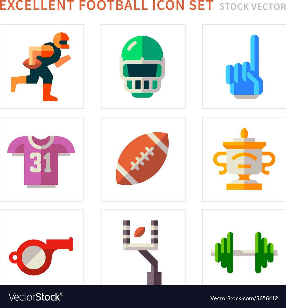 Football Icons Set
