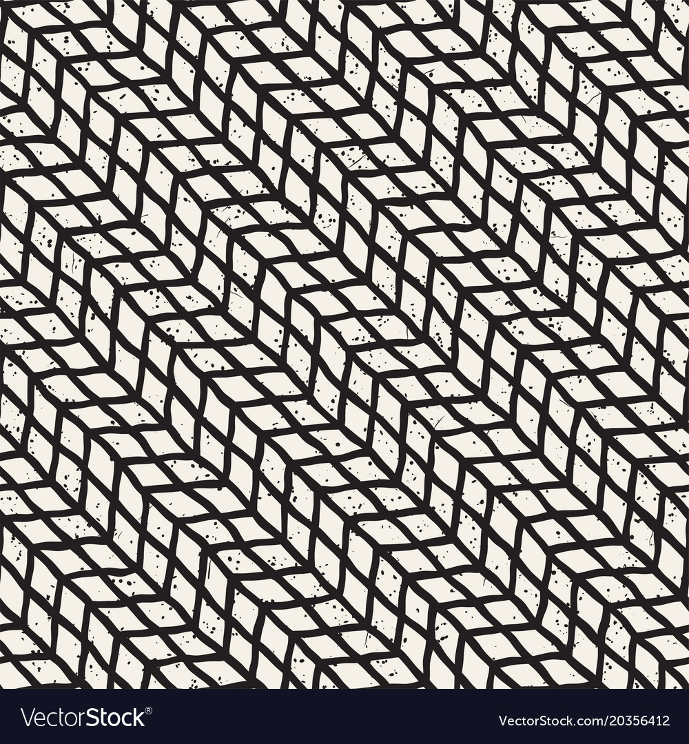 Hand drawn style seamless pattern abstract