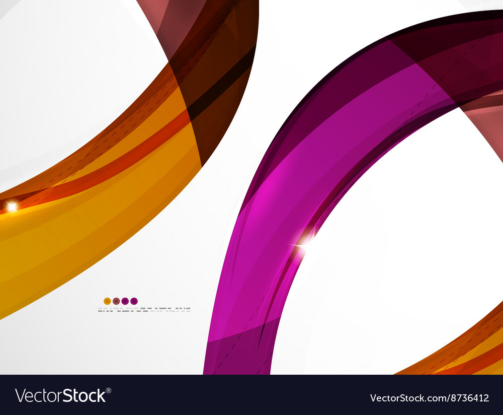 Leaf shape wave abstract background