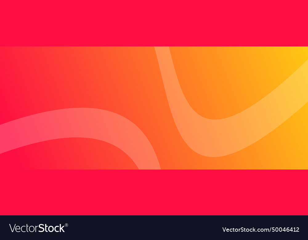 Modern colorful gradient background with wave Vector Image Modern colorful gradient background with wave