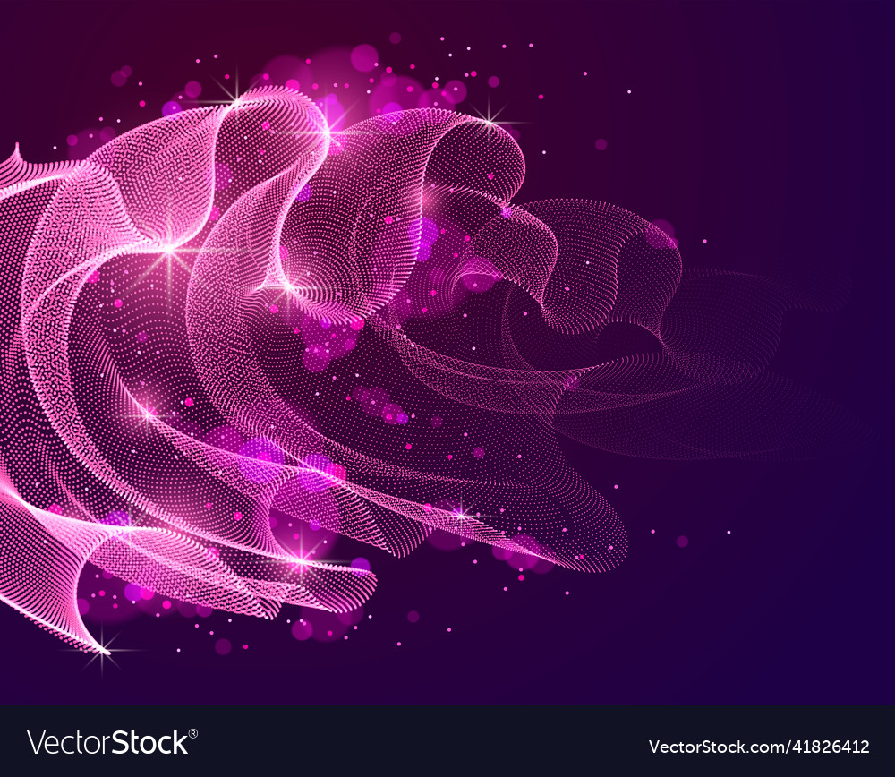 Shimmering Particle Flow