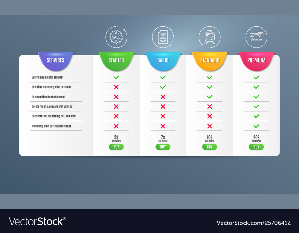 Train technical documentation and sale icons set vector image Train technical documentation and sale icons set