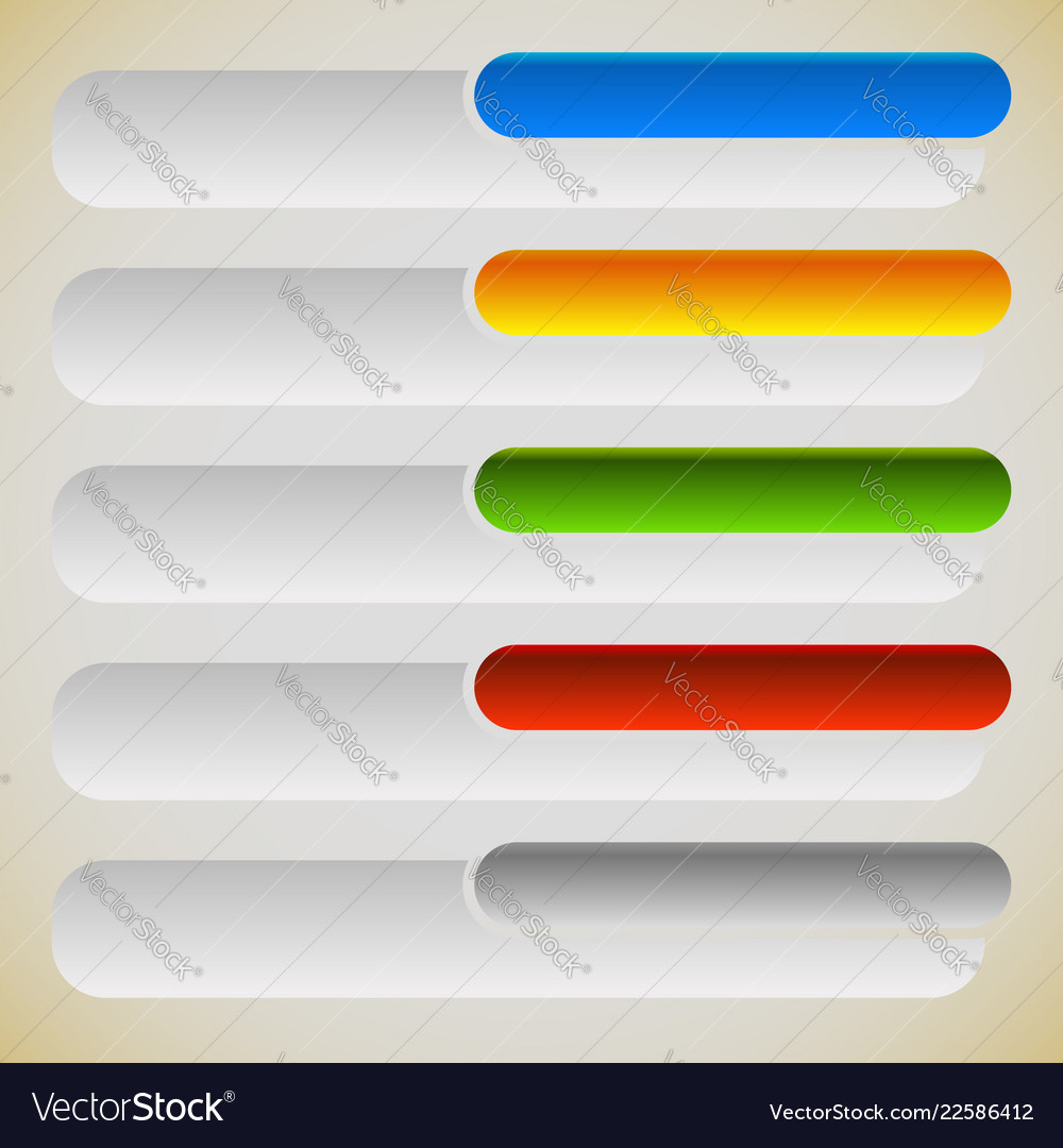 Two part banners buttons with intersecting vector image Two part banners buttons with intersecting