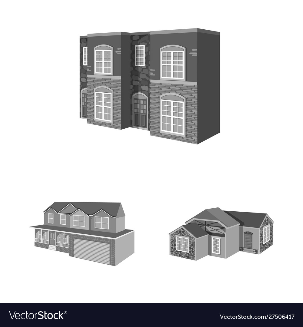Architecture and estate vector image Architecture and estate
