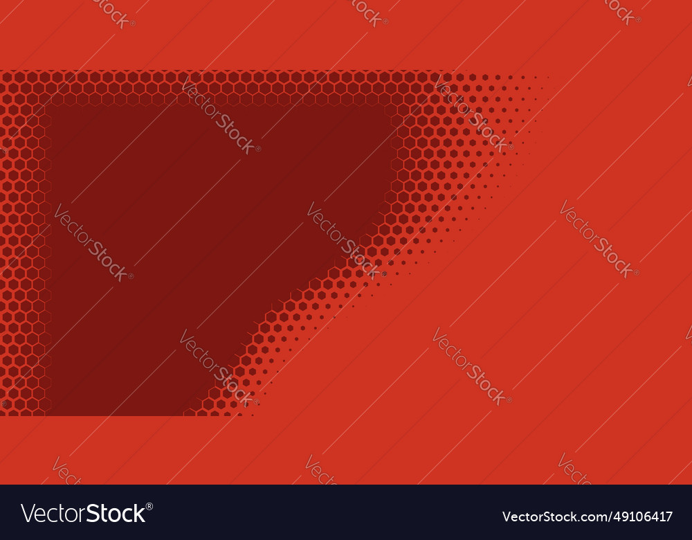 Geometric abstract hexagon two color background