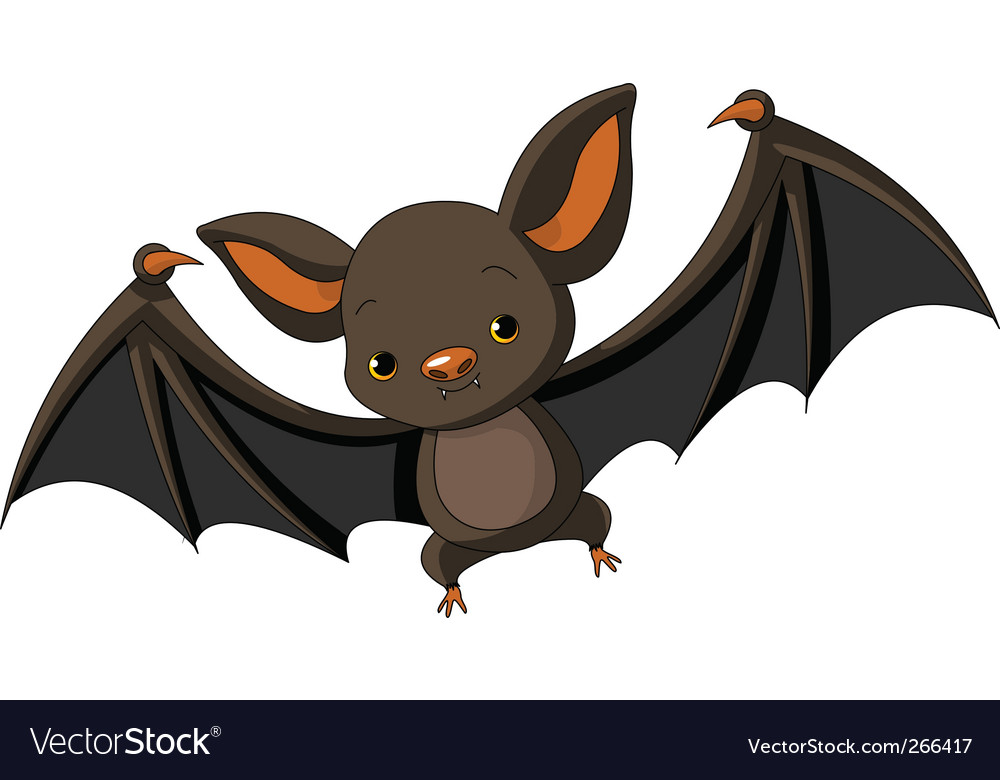 Download Halloween bat flying Royalty Free Vector Image