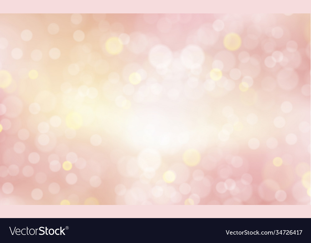 Multicolored blurry bokeh on a red background
