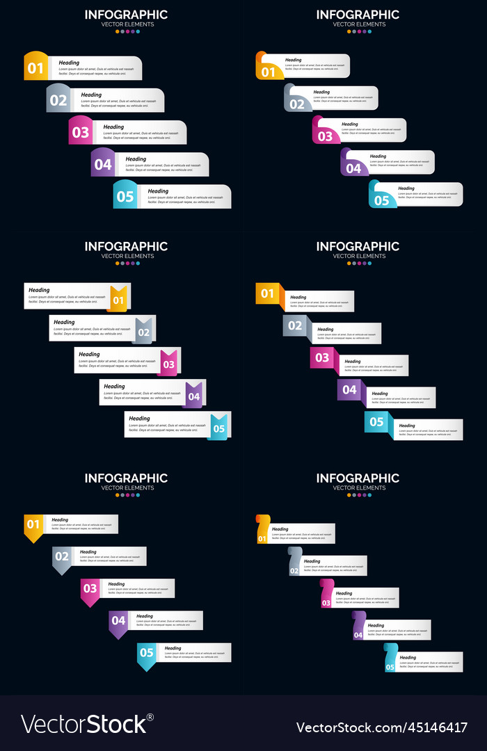 Presentation slide template featuring Vector Image Presentation slide template featuring
