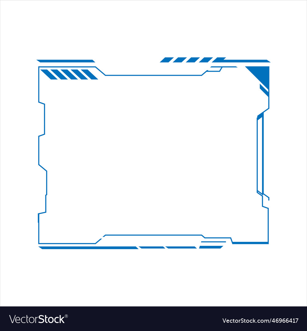 Technology digital frame Royalty Free Vector Image