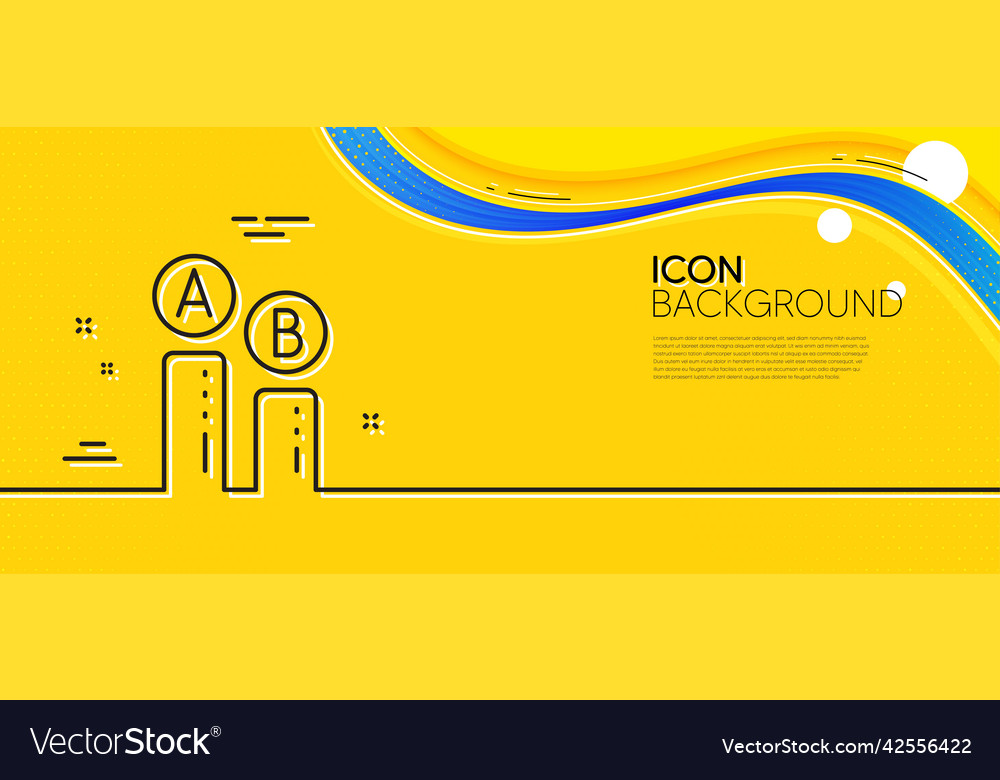 Ab Prüfung Linie Icon ui Test Chart Sign minimal