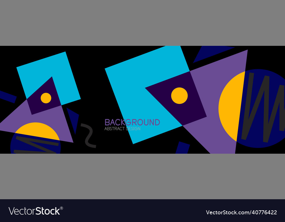 Abstract background blocks lines triangles vector image Abstract background blocks lines triangles